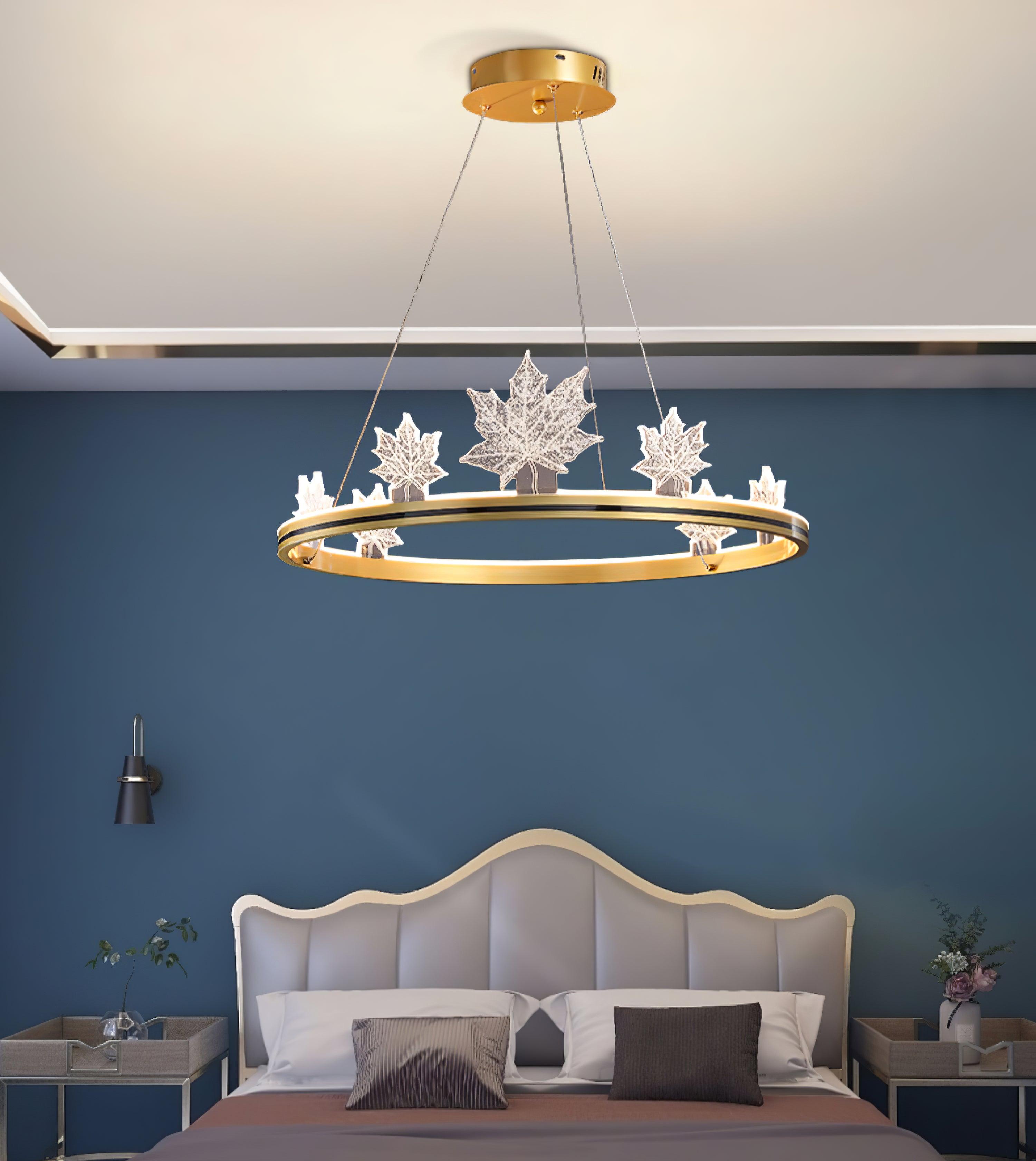 Ion Leaf Chandelier - Cueteks