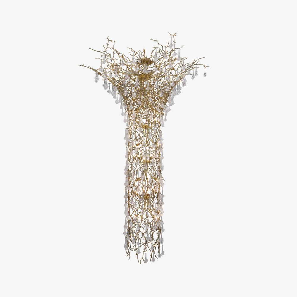Tree Branch Staircase Chandelier - Cueteks