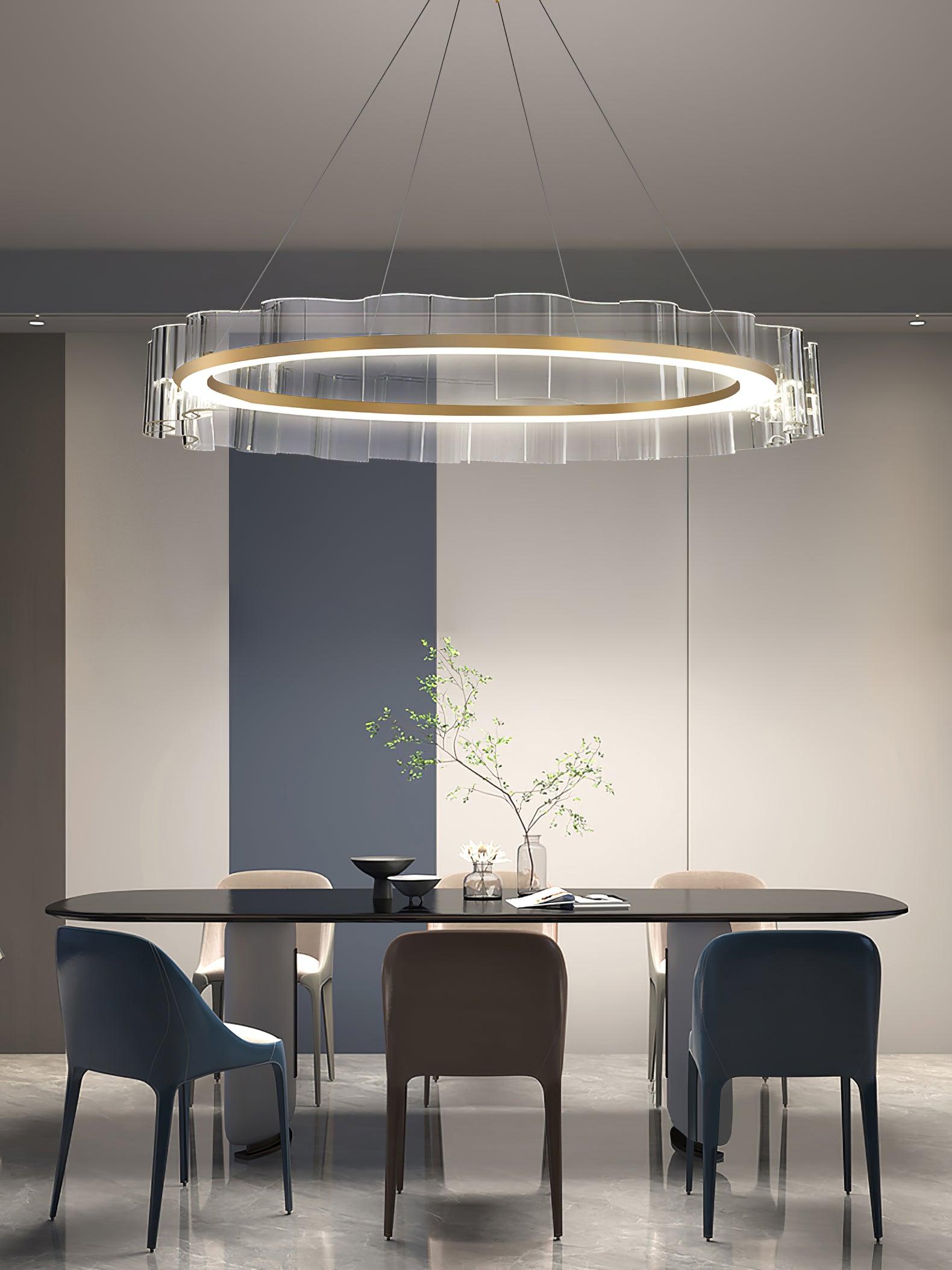 Water Wave Glass Chandelier - Cueteks
