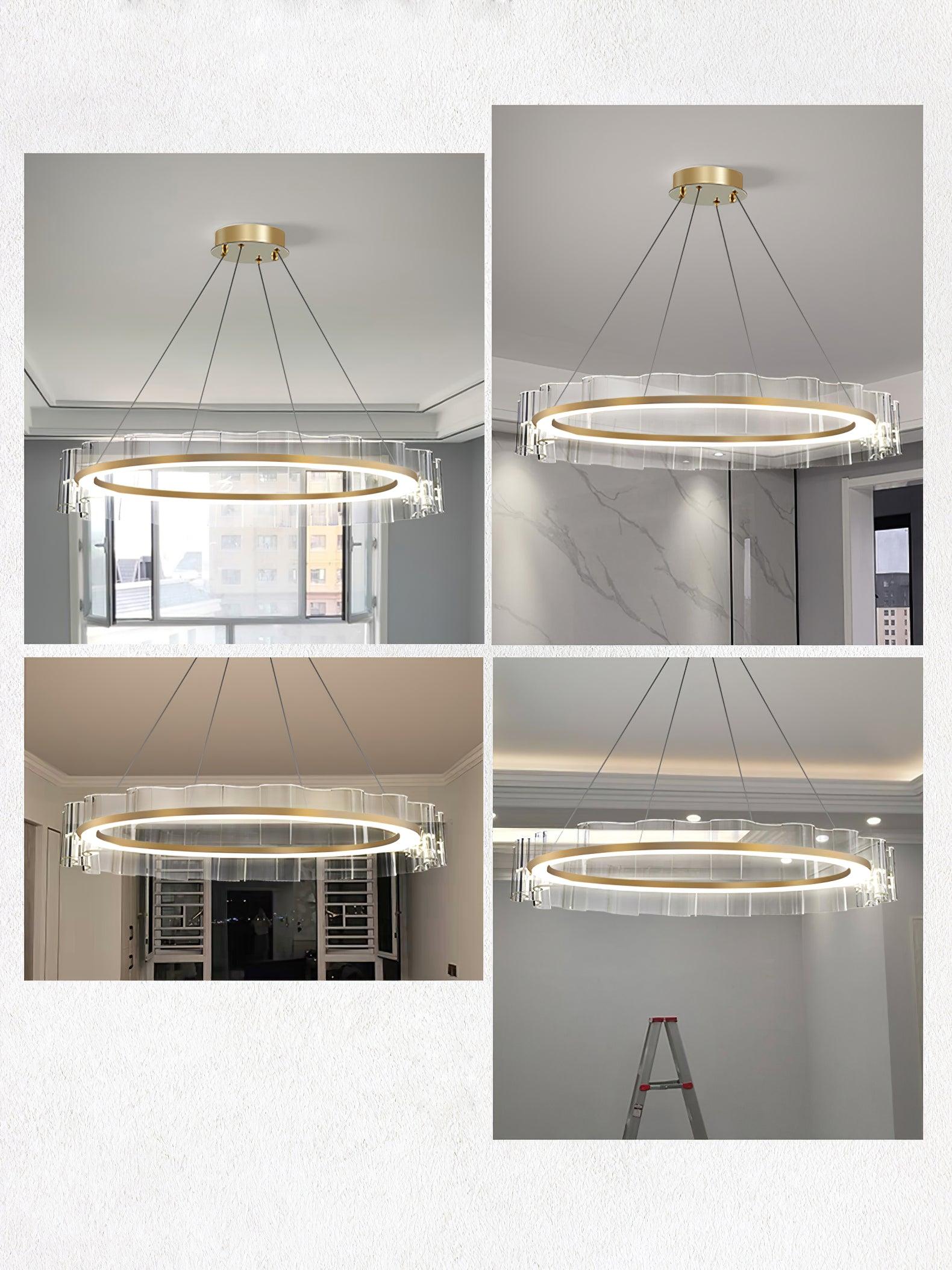 Water Wave Glass Chandelier - Cueteks