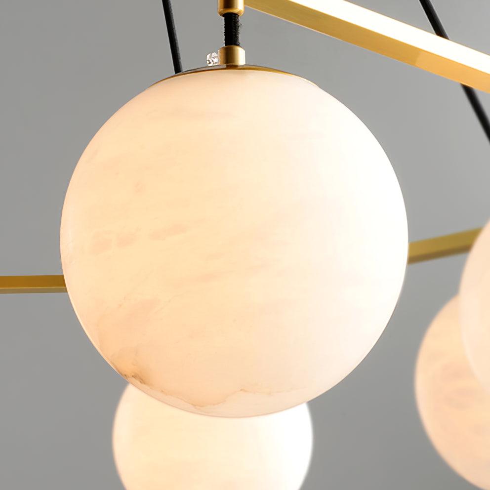 Miira Alabaster Chandelier - Cueteks