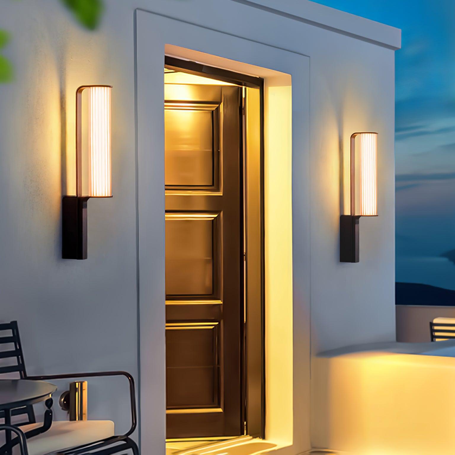 Zenith Arc Outdoor LED Sconce - Cueteks
