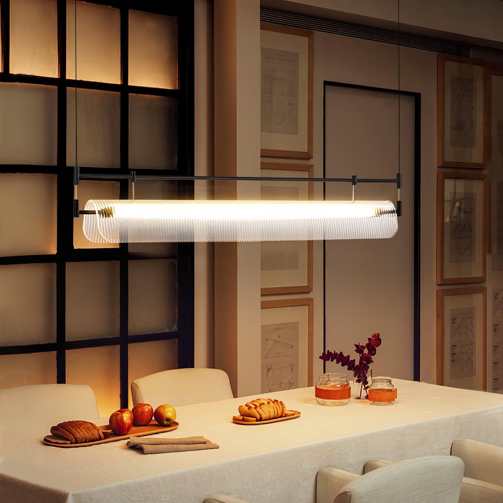 Linear Strip Chandelier - Cueteks