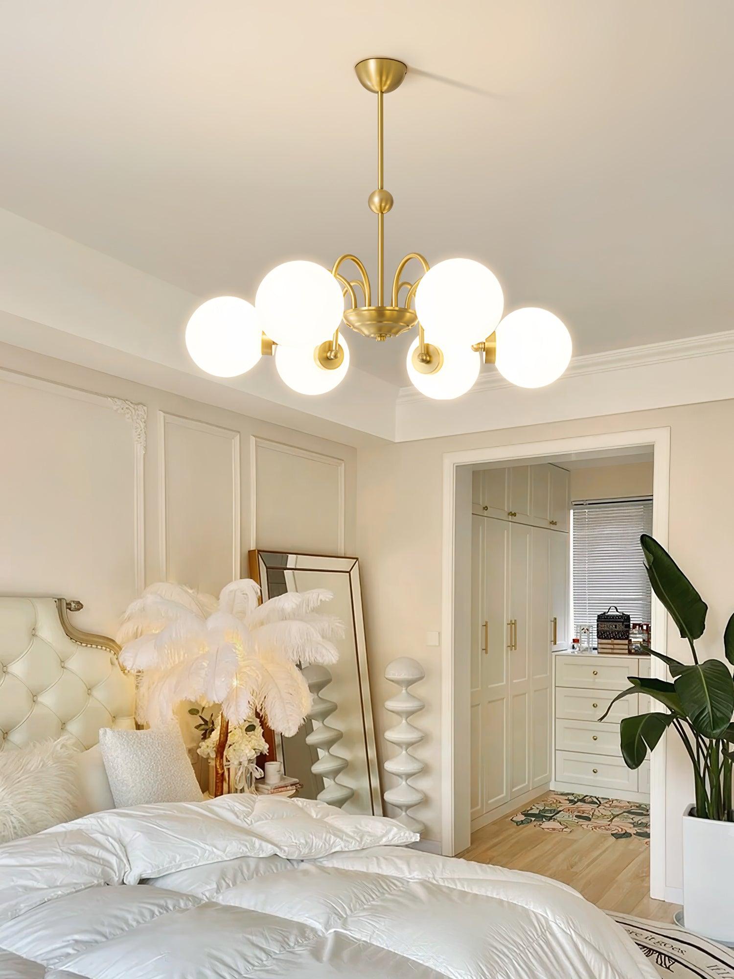 Yisu Brass Chandelier - Cueteks