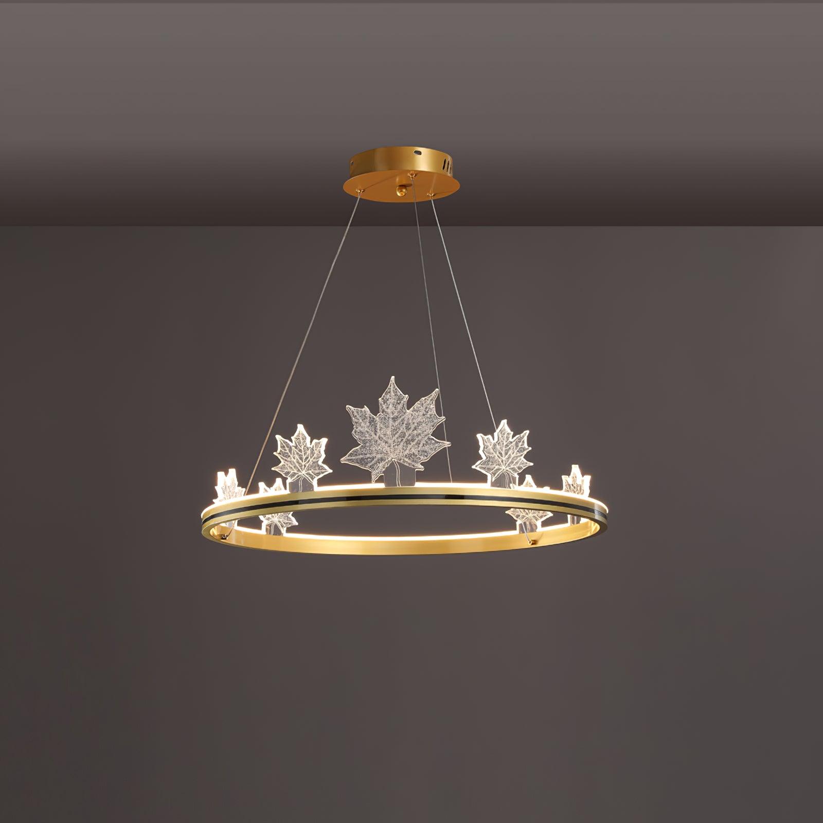 Ion Leaf Chandelier - Cueteks