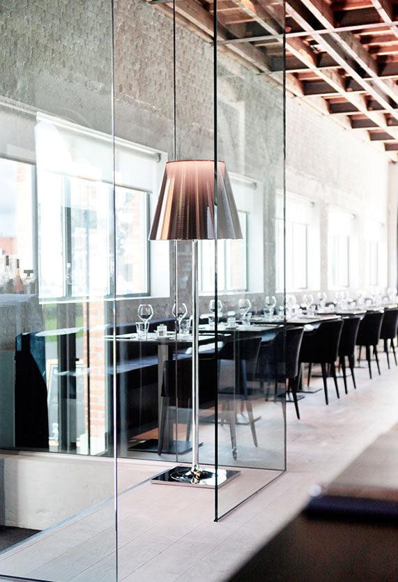 Chrome Prism Floor Lamp - Cueteks