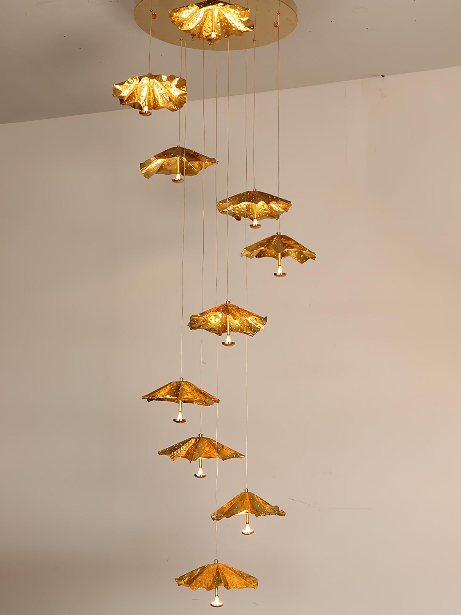 Livra Leaf Chandelier - Cueteks