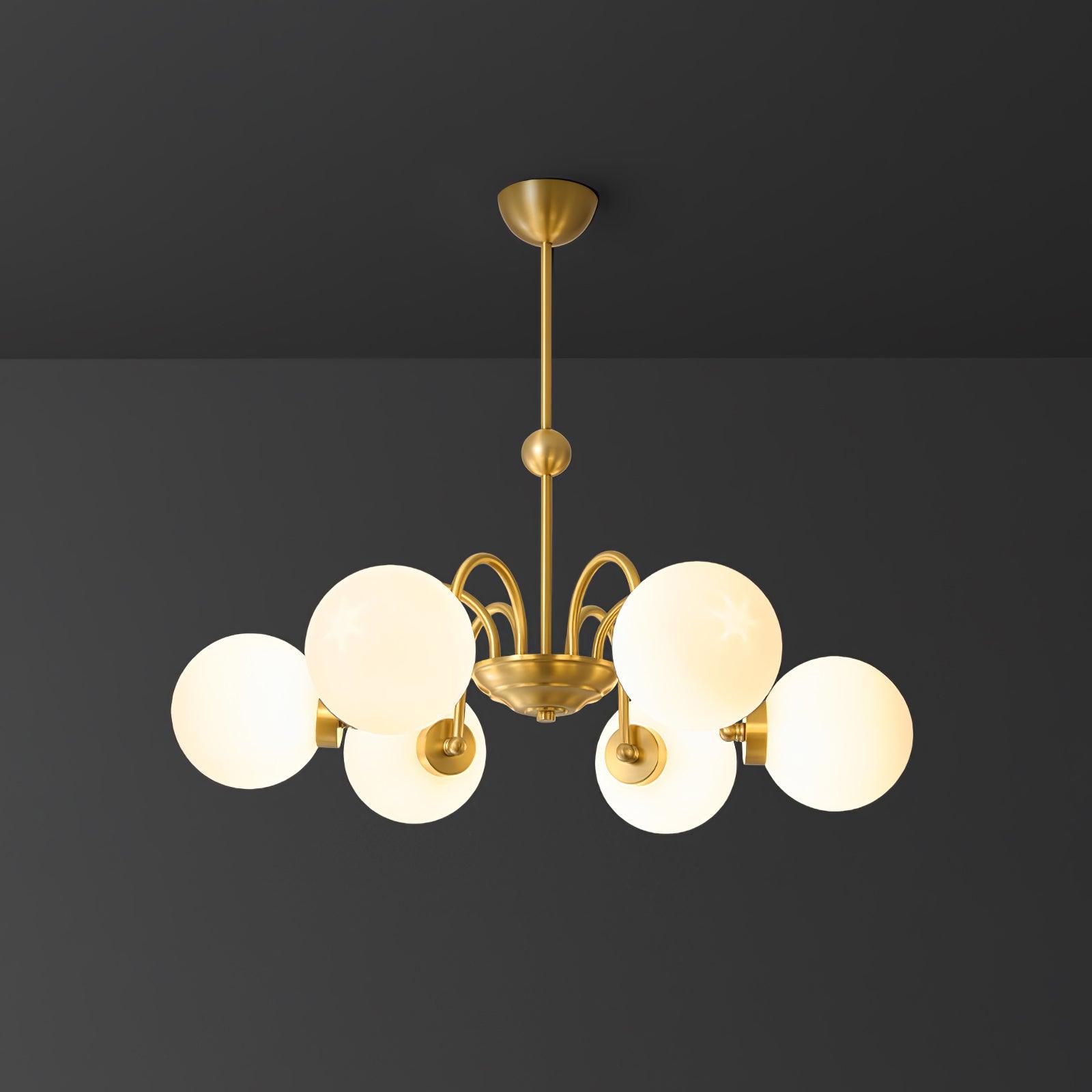 Yisu Brass Chandelier - Cueteks