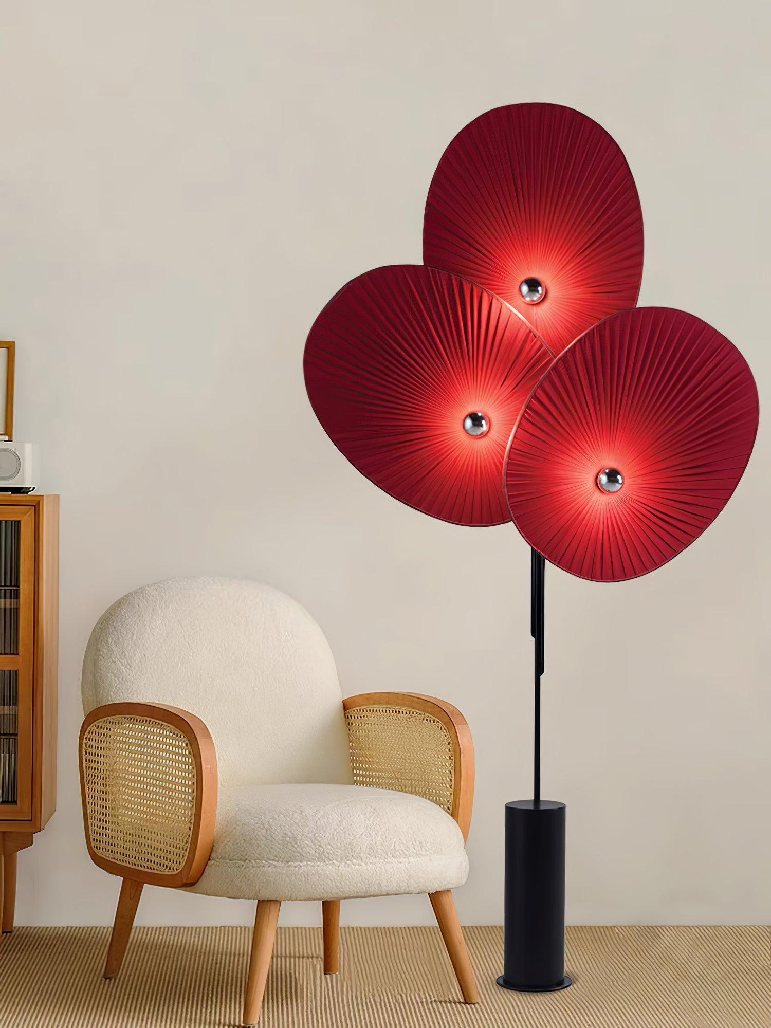 Triple Floral Floor Lamp - Cueteks