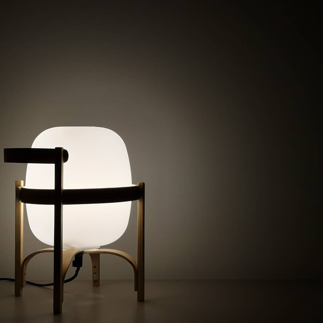 Portable Lantern Glass Table Lamp - Cueteks