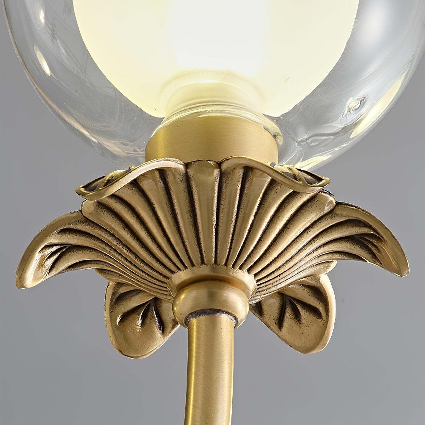 Aureate Radiance Glass Chandelier - Cueteks