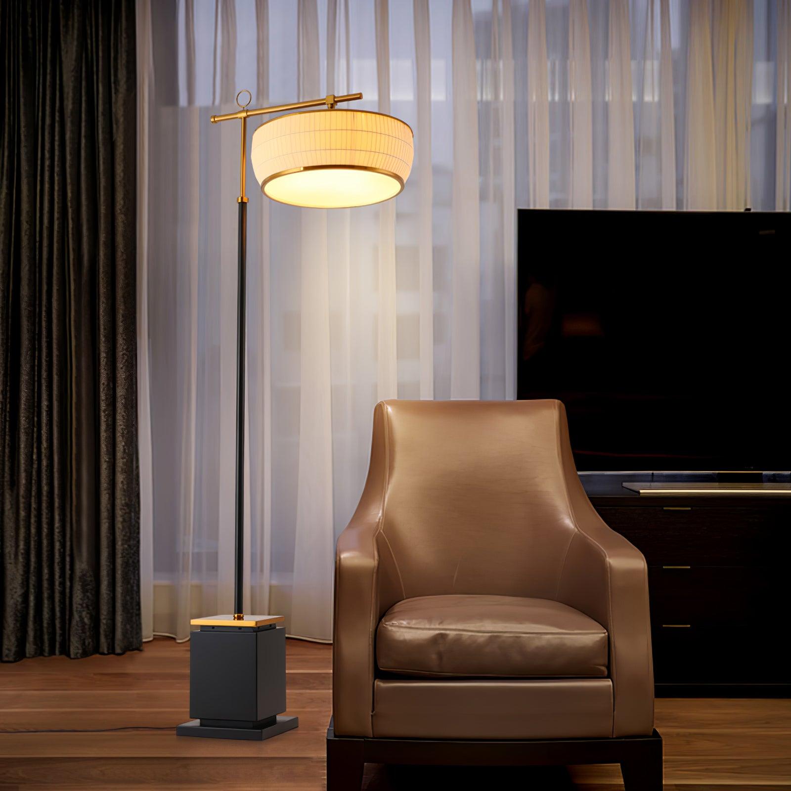 Hejun Fabric Floor Lamp - Cueteks