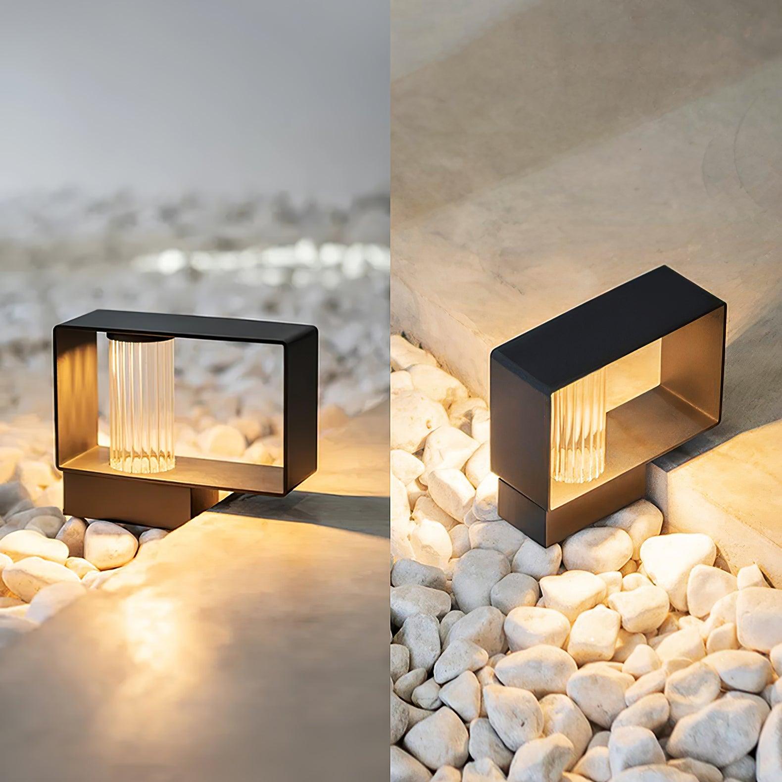 Frame Outdoor Post Lamp - Cueteks