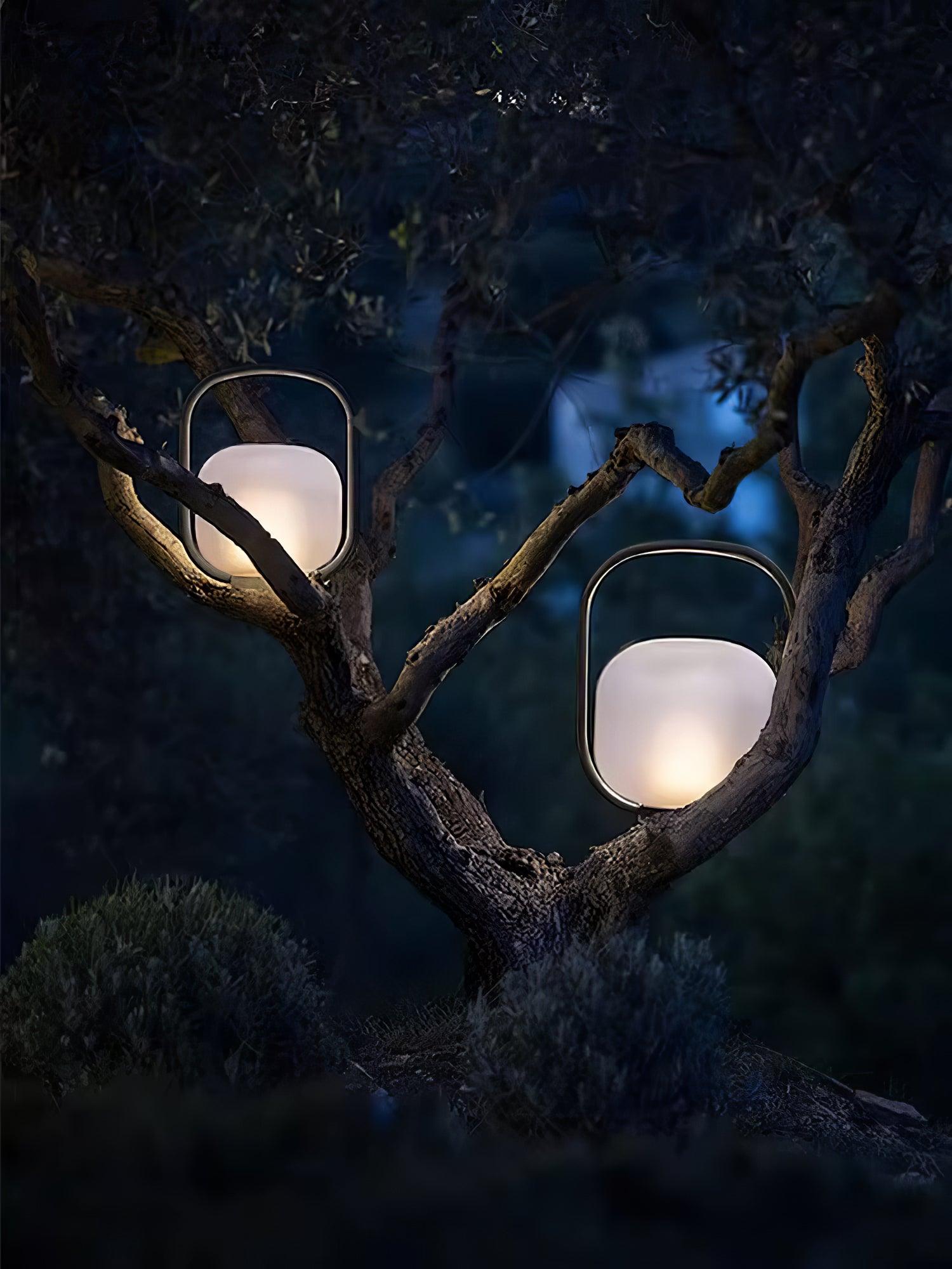 Portable Lantern Outdoor Table Lamp with Solar Panel - Cueteks