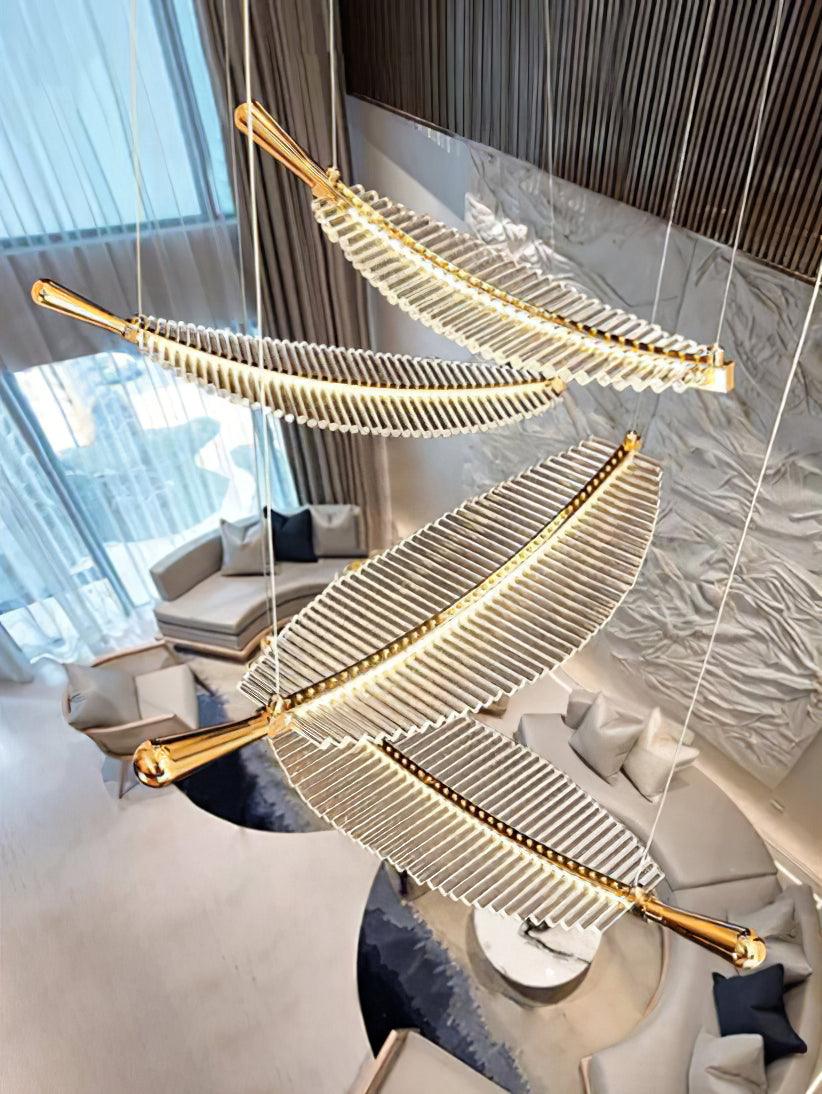 Leaf LED Chandelier - Cueteks