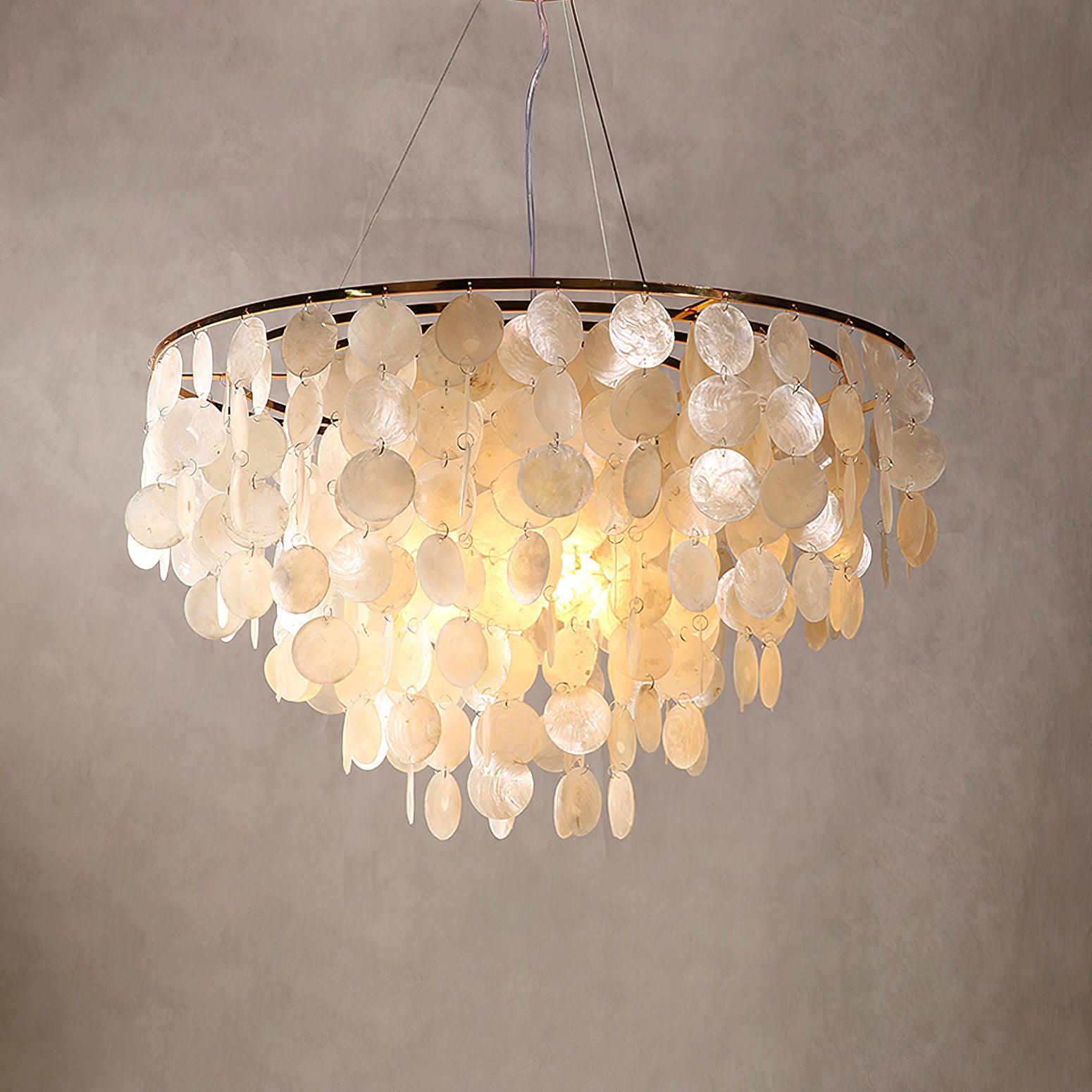 Shell Wind Chime Chandelier - Cueteks