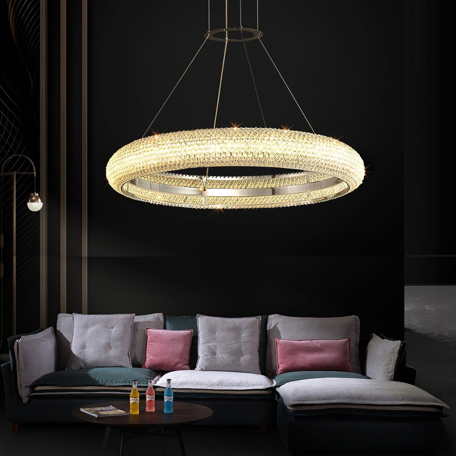 Asscher Ring Chandelier - Cueteks