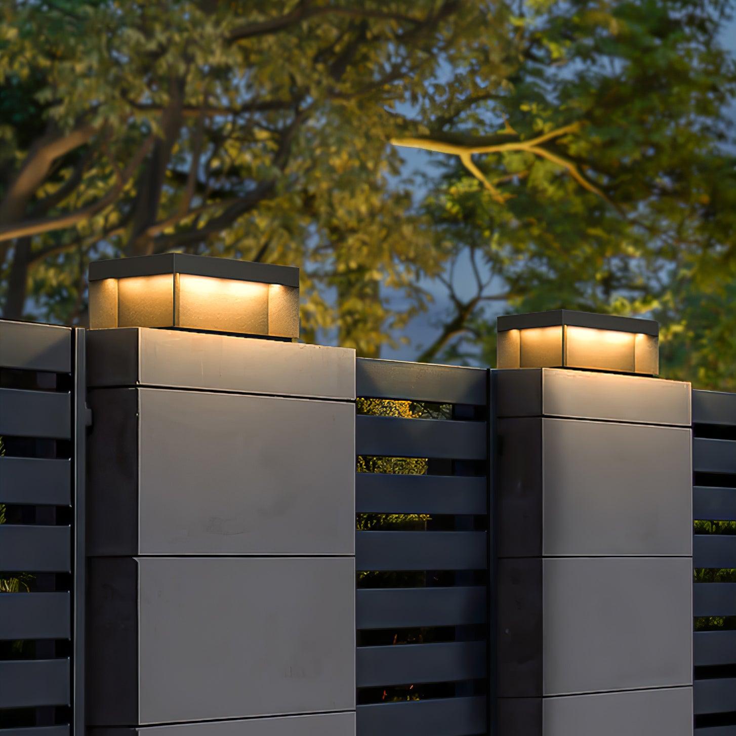 Black Box Outdoor Post Light - Cueteks