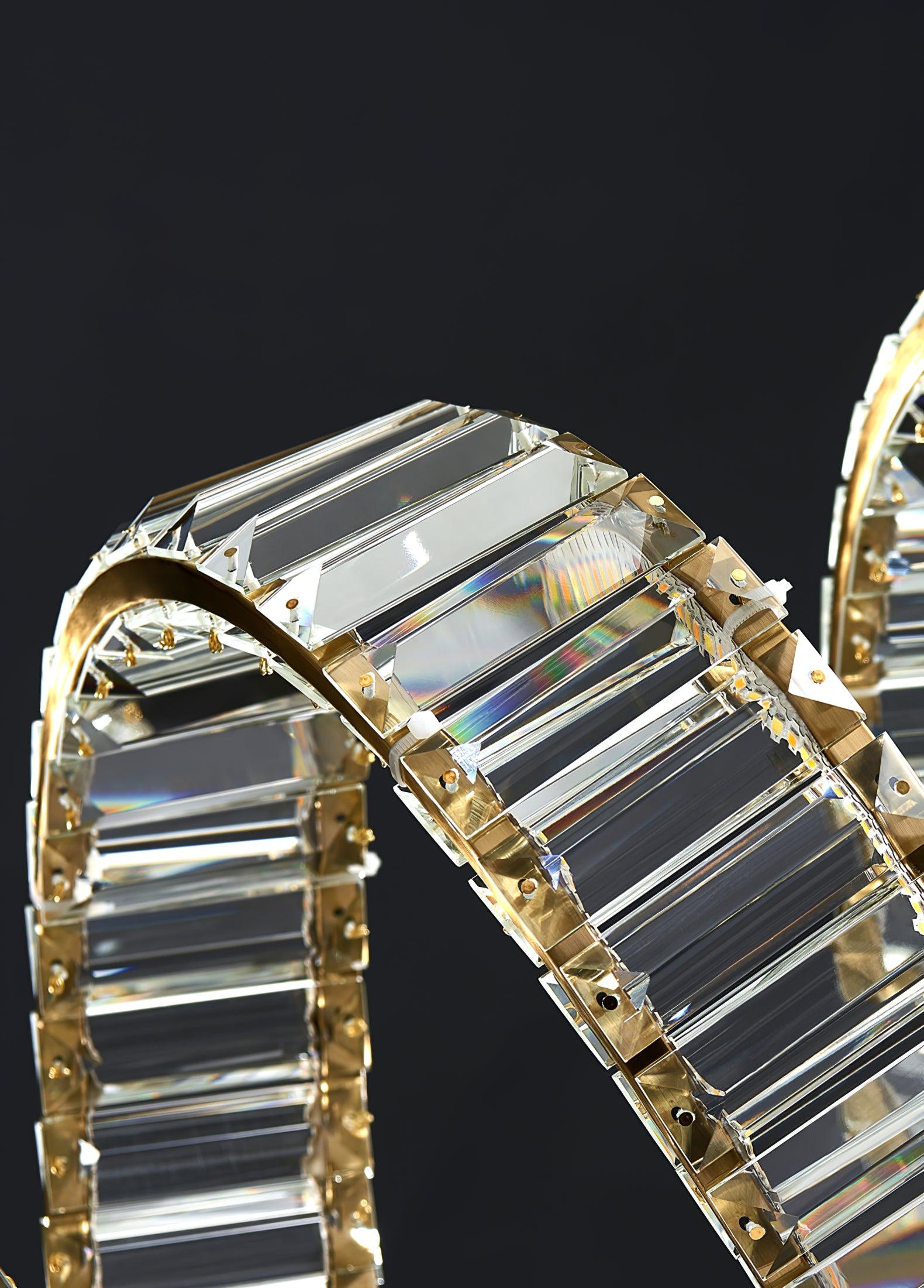 Curved LED Chandelier - Cueteks