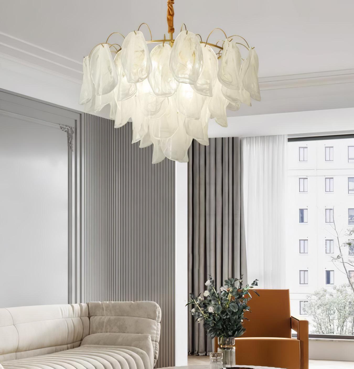 Multi Tier Cloud Glass Pendant Light - Cueteks