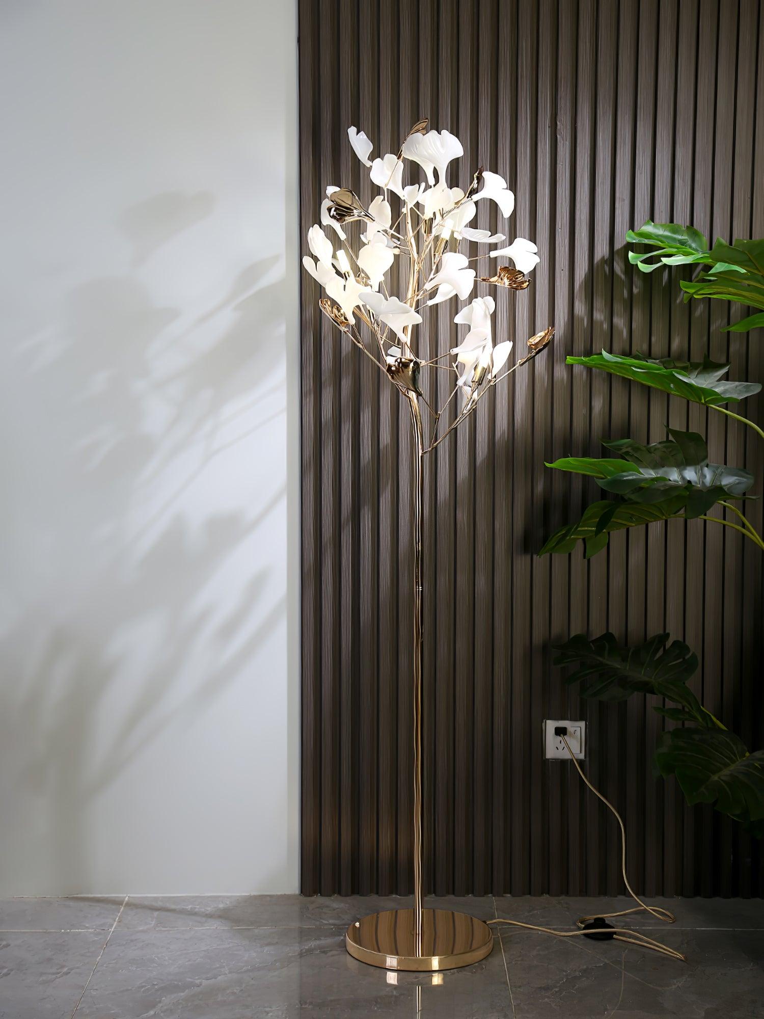 Gingko Leaf Floor Lamp - Cueteks