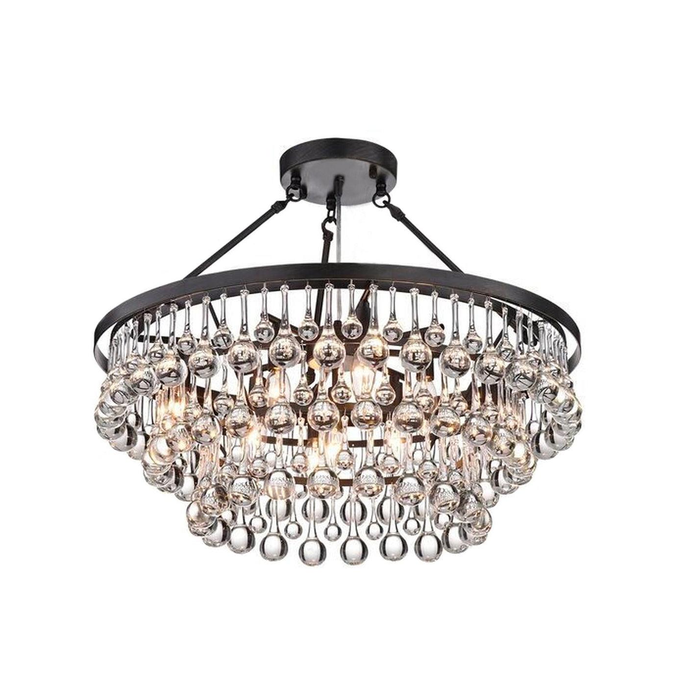 Unique Tiered Crystal Chandelier - Cueteks