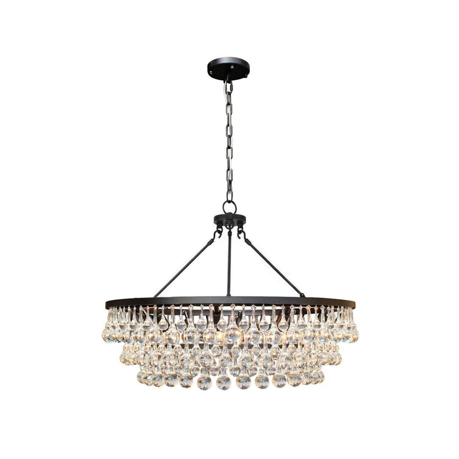 Unique Tiered Crystal Chandelier - Cueteks