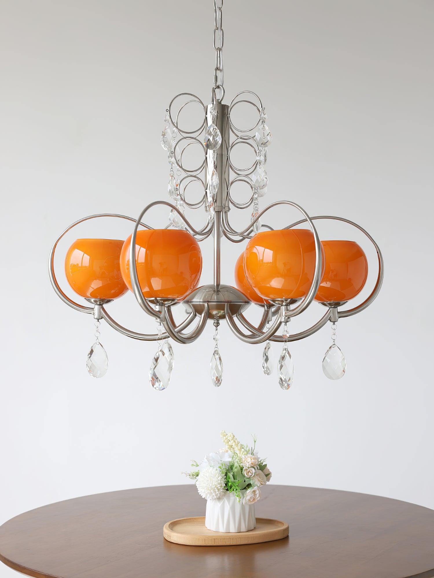 Doria Crystal Chandelier - Cueteks