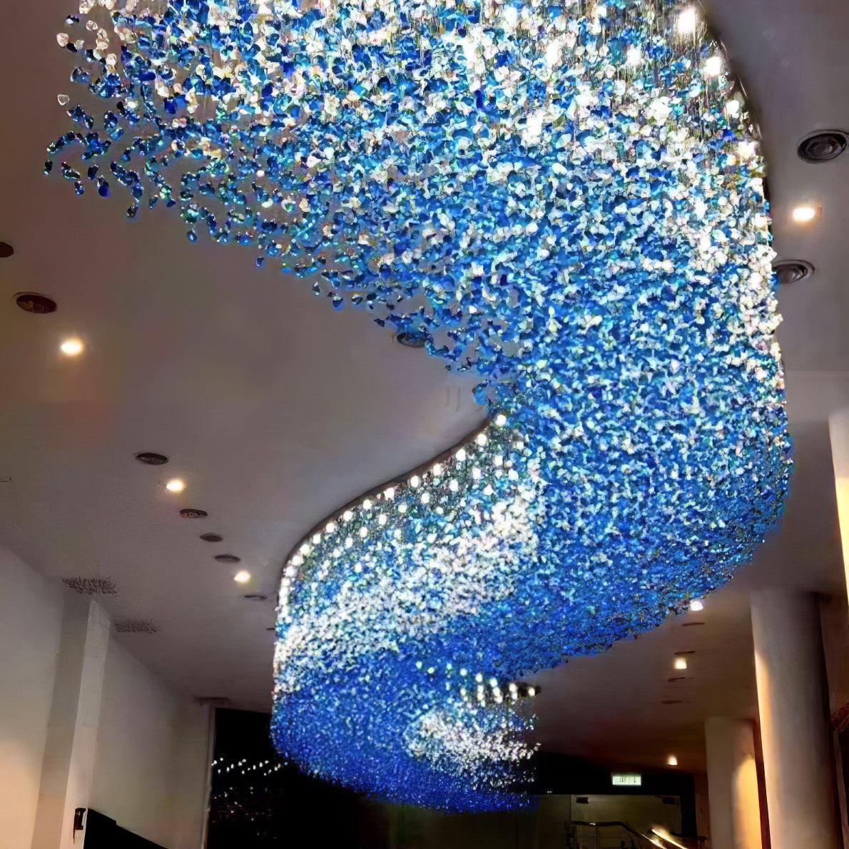 Multicolor Crystal Stone Chandelier - Cueteks