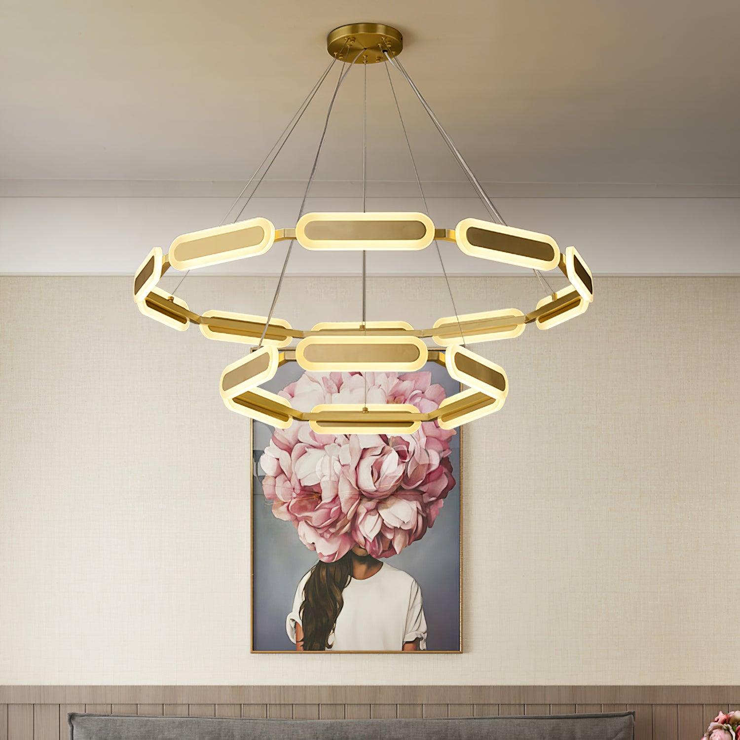 Swirl Chandelier - Cueteks