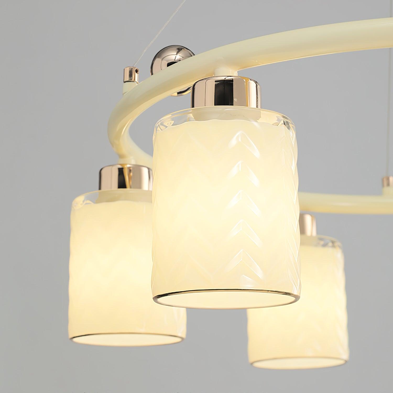Ring Glass Cup Chandelier - Cueteks