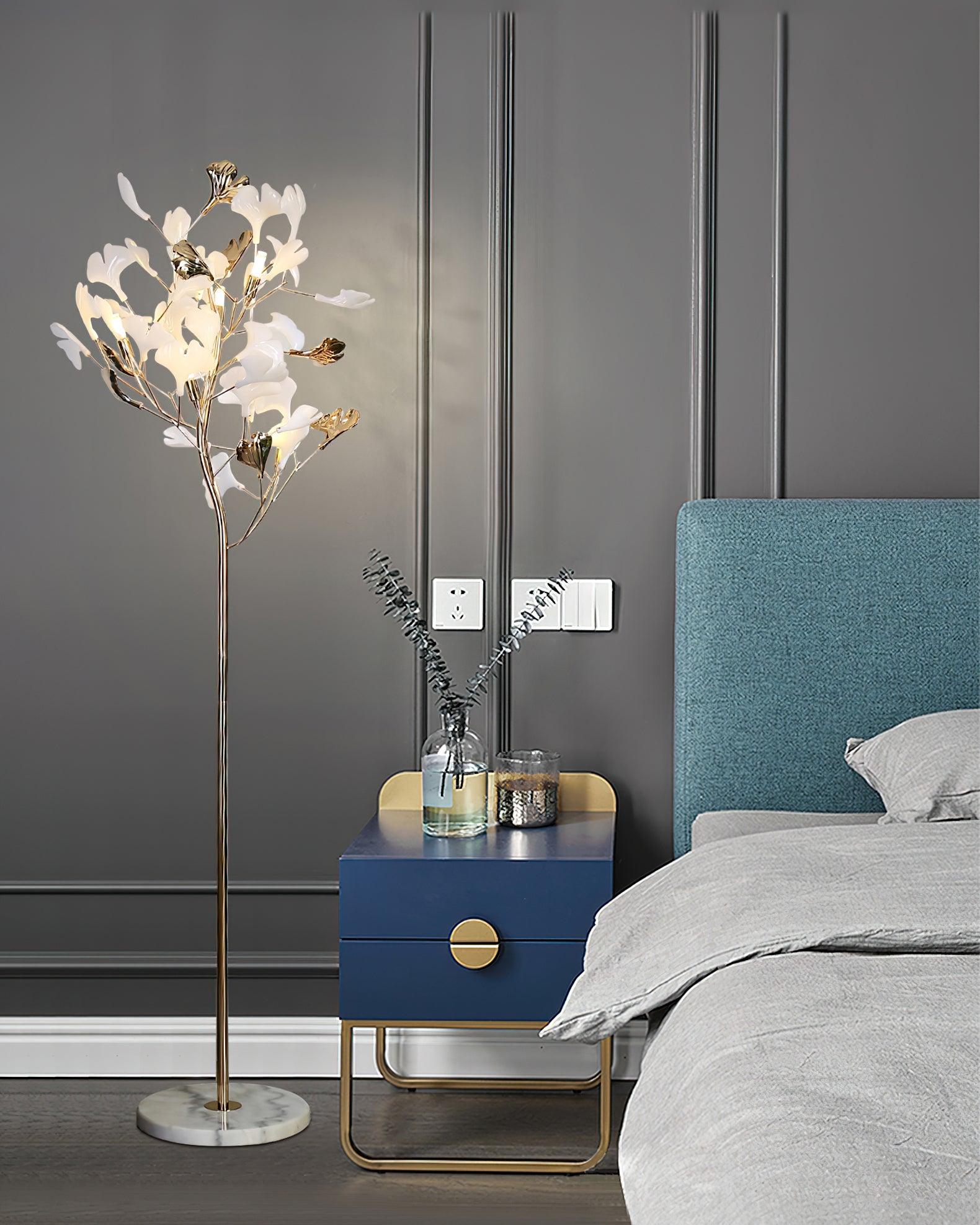 Gingko Leaf Floor Lamp - Cueteks