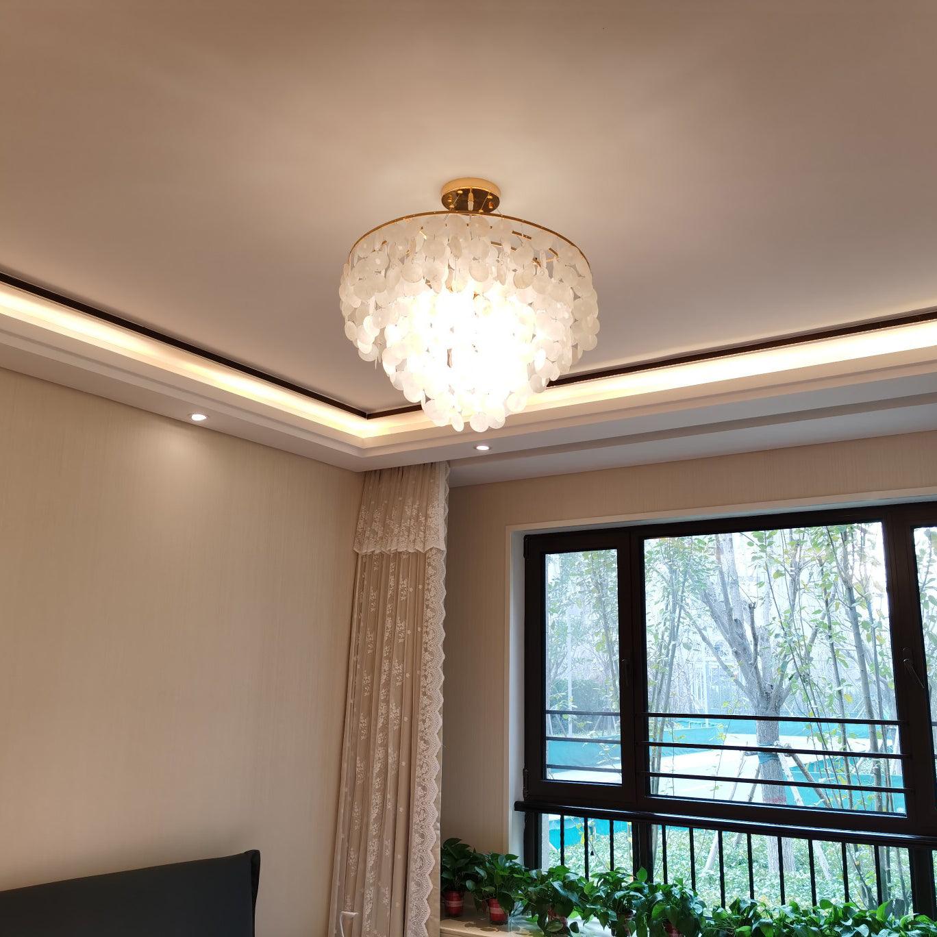 Shell Wind Chime Chandelier - Cueteks
