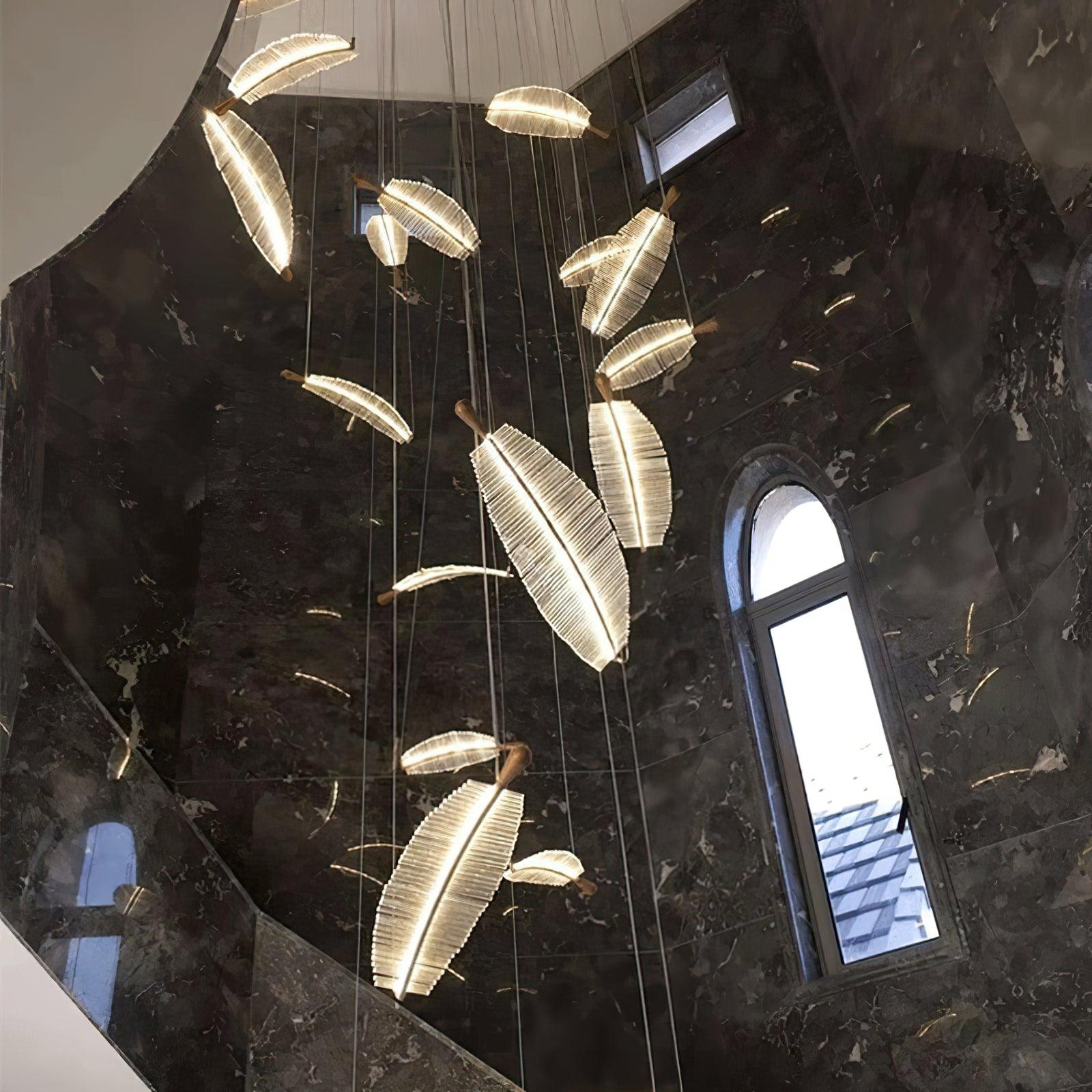 Leaf LED Chandelier - Cueteks