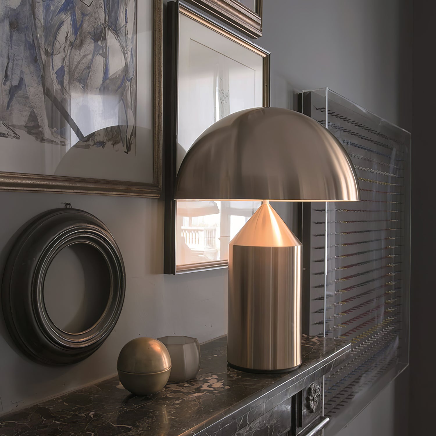 Atollo Metal Table Lamp - Cueteks