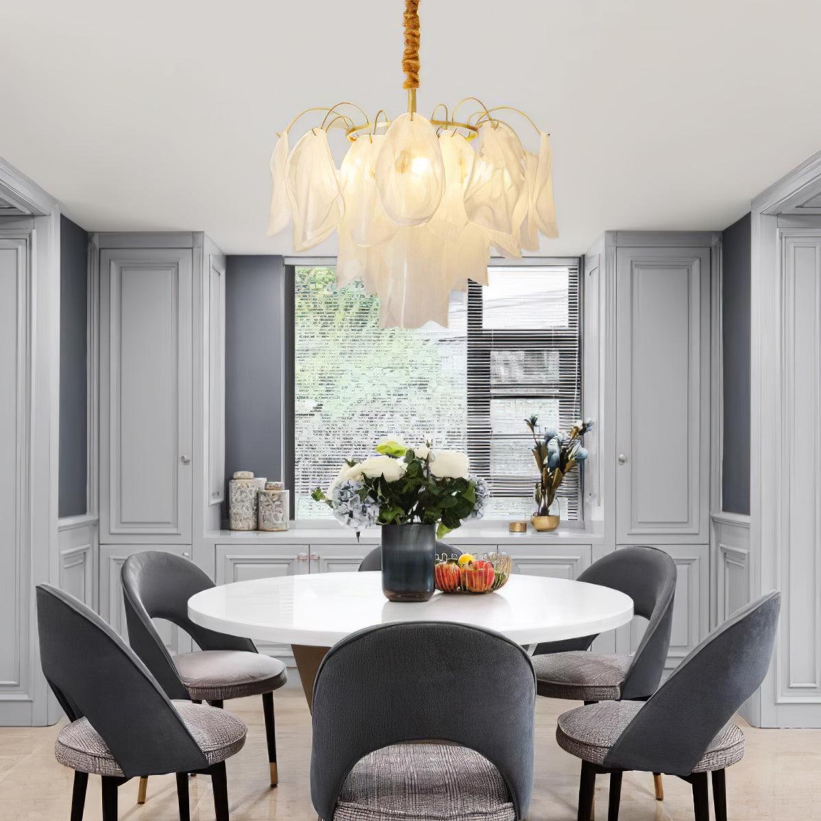 Multi Tier Cloud Glass Pendant Light - Cueteks