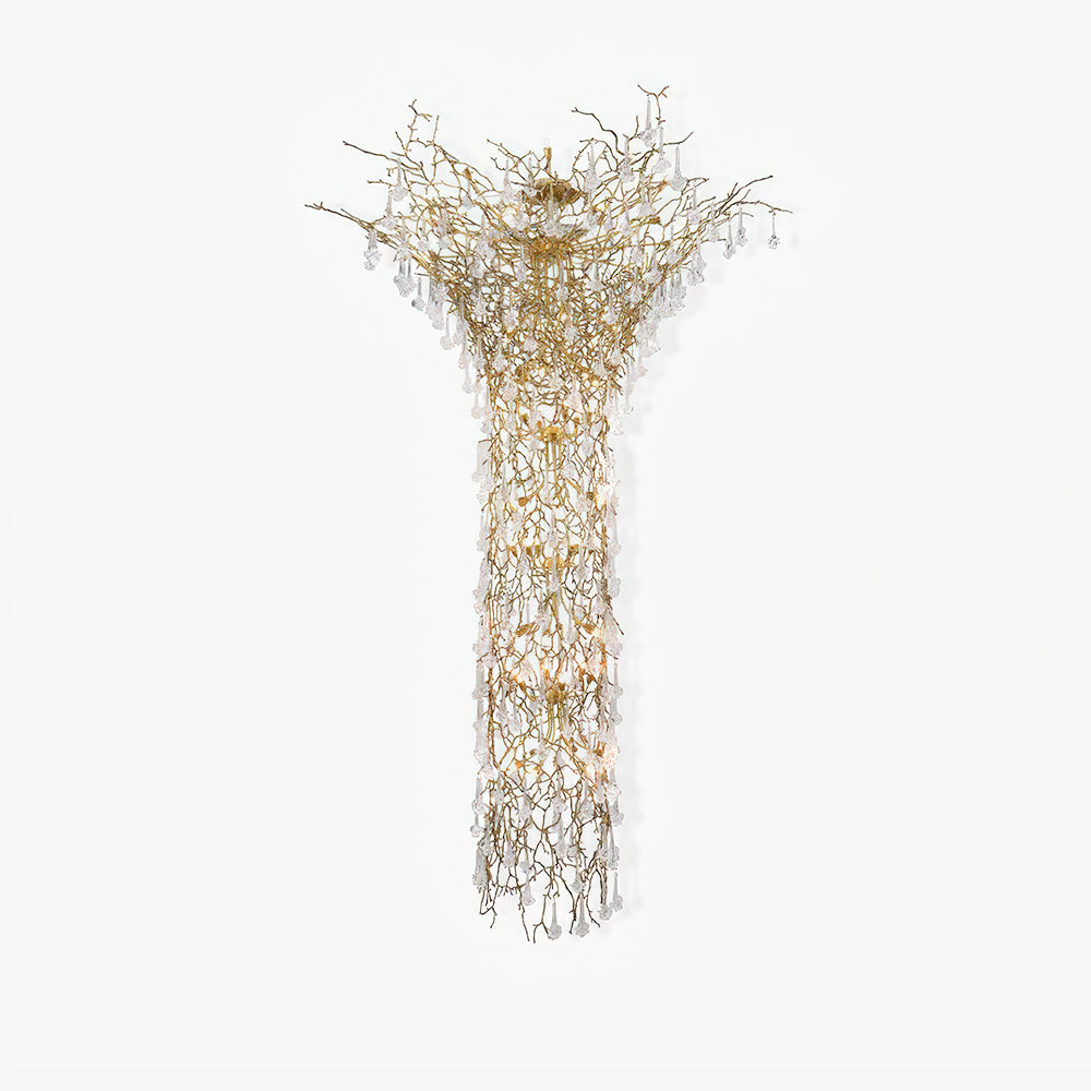 Tree Branch Staircase Chandelier - Cueteks