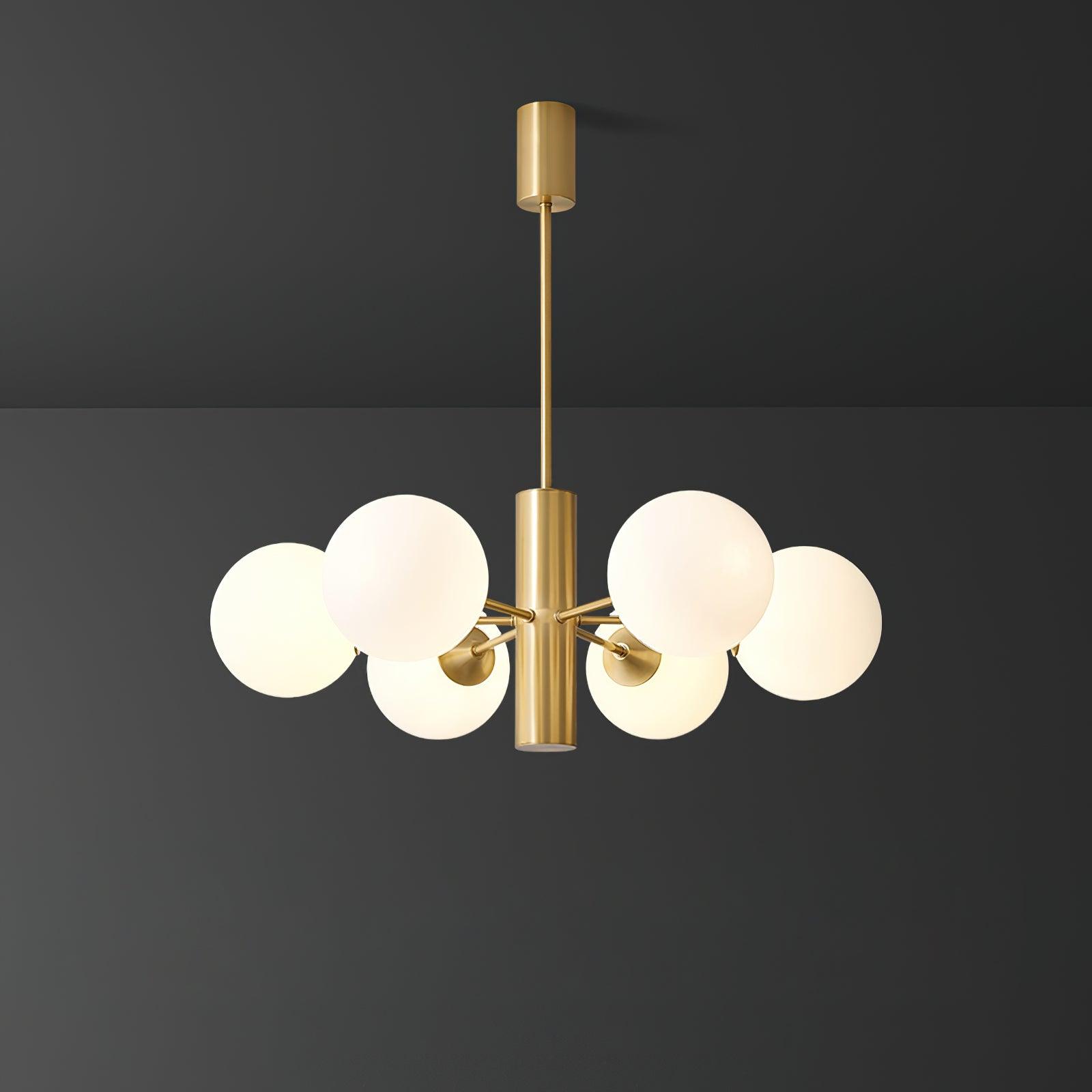 Stella Brass Chandelier - Cueteks