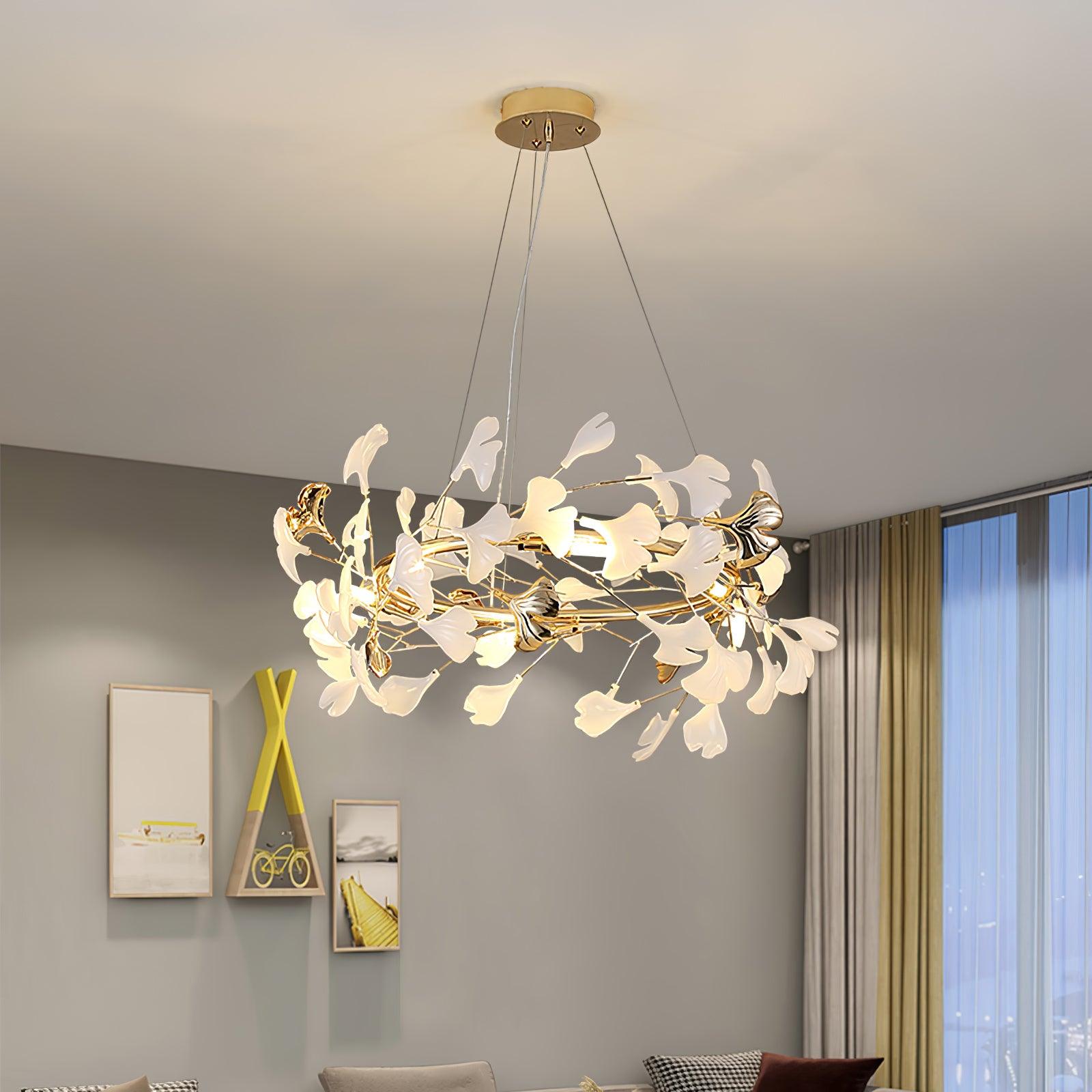 Gingko Chandelier T - Cueteks