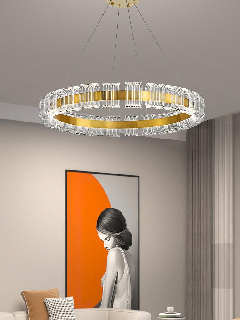 Bangle Chandelier - Cueteks