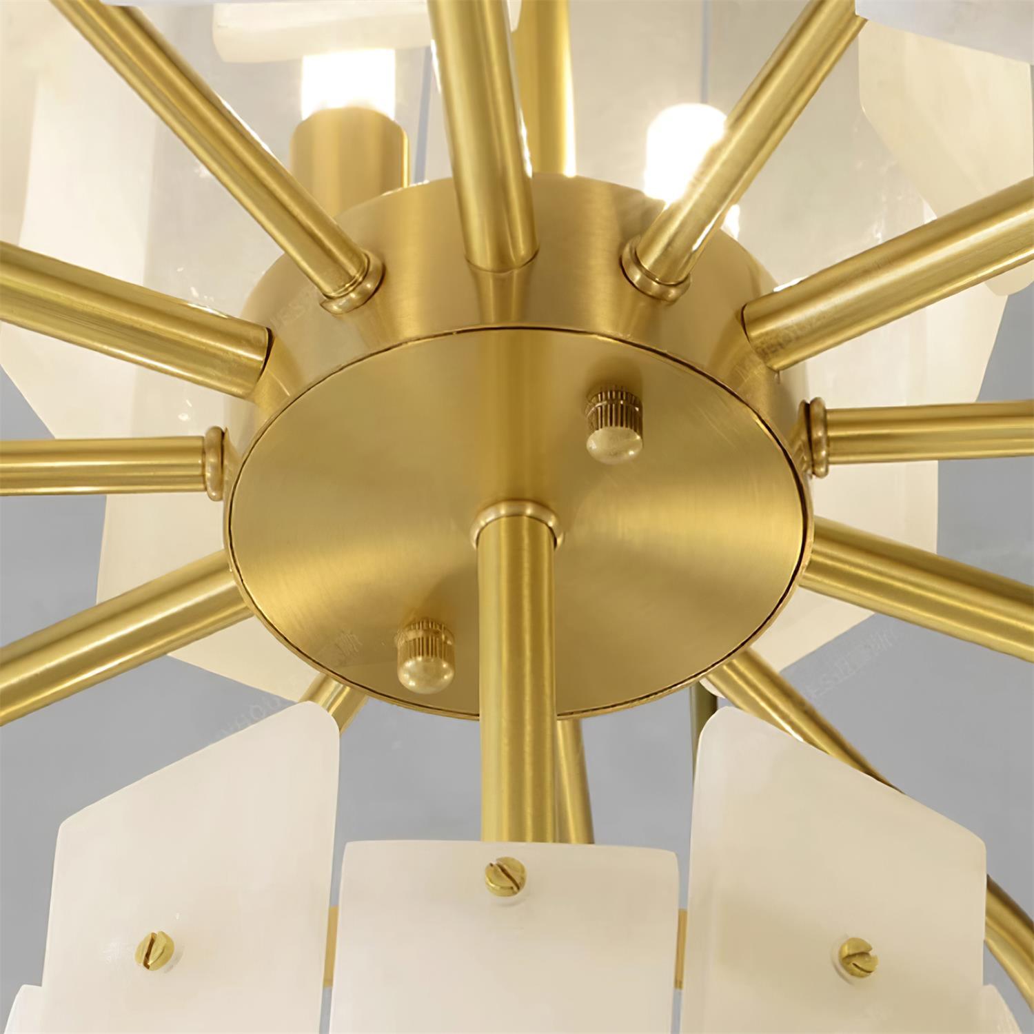 Regina Alabaster Chandelier - Cueteks