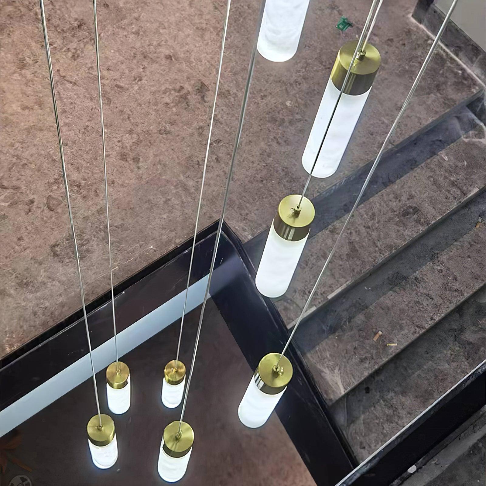 Celestial Alabaster Cascade Chandelier - Cueteks