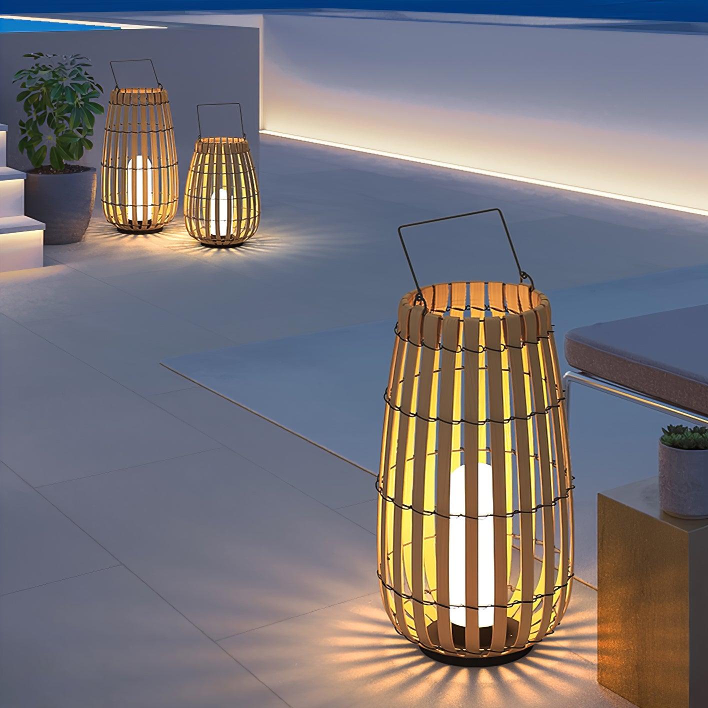 Tropic Braid Lantern Outdoor Lamp - Cueteks