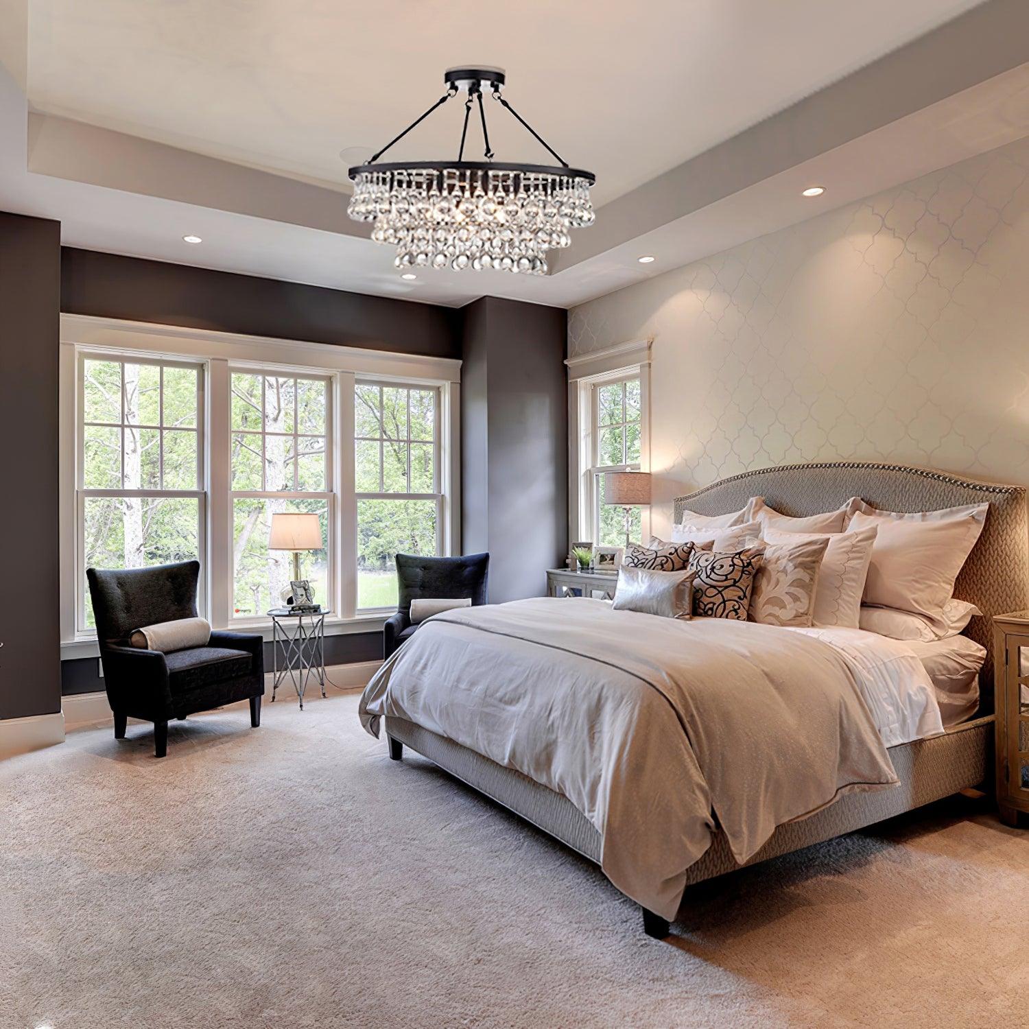 Unique Tiered Crystal Chandelier - Cueteks