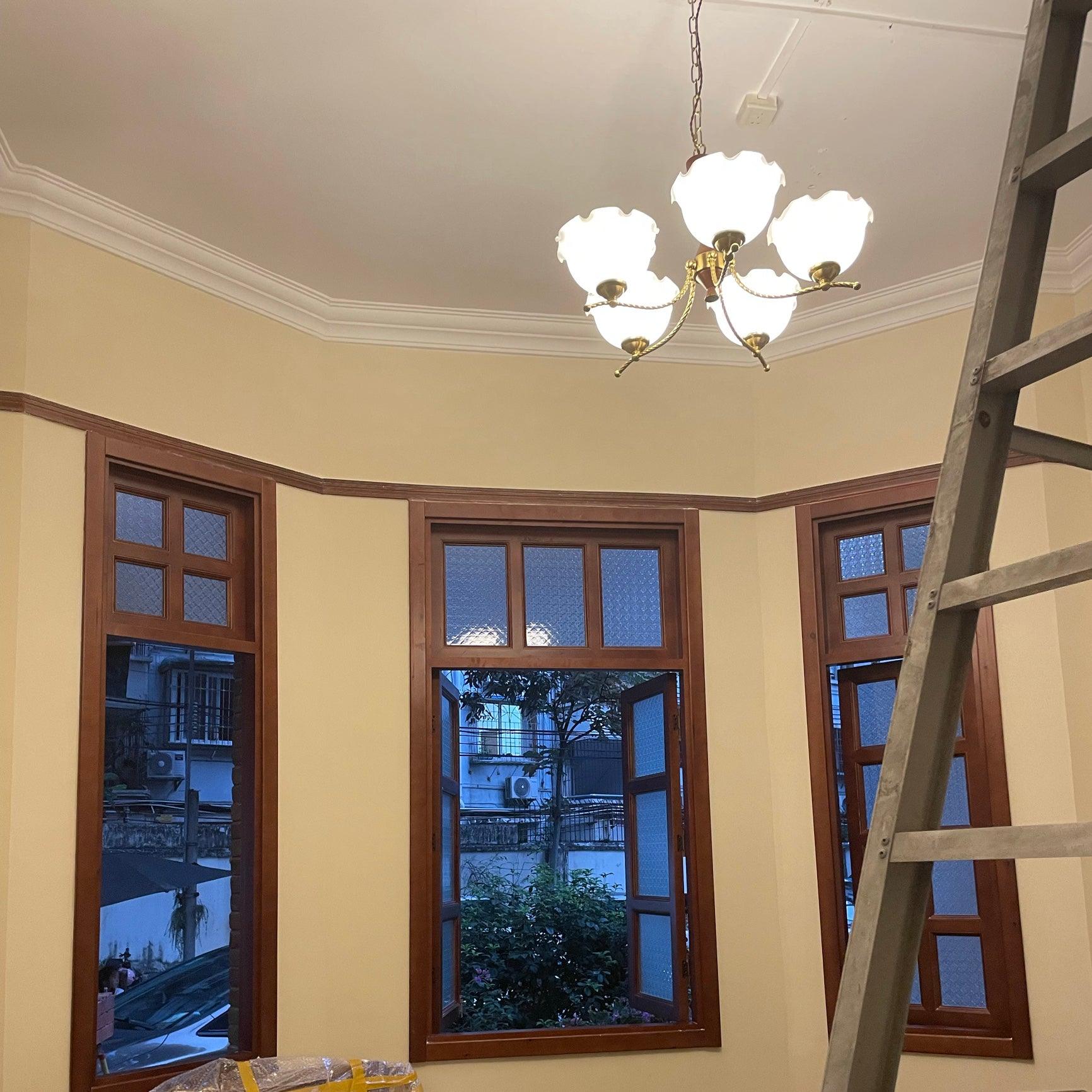 Milky Flower Chandelier - Cueteks