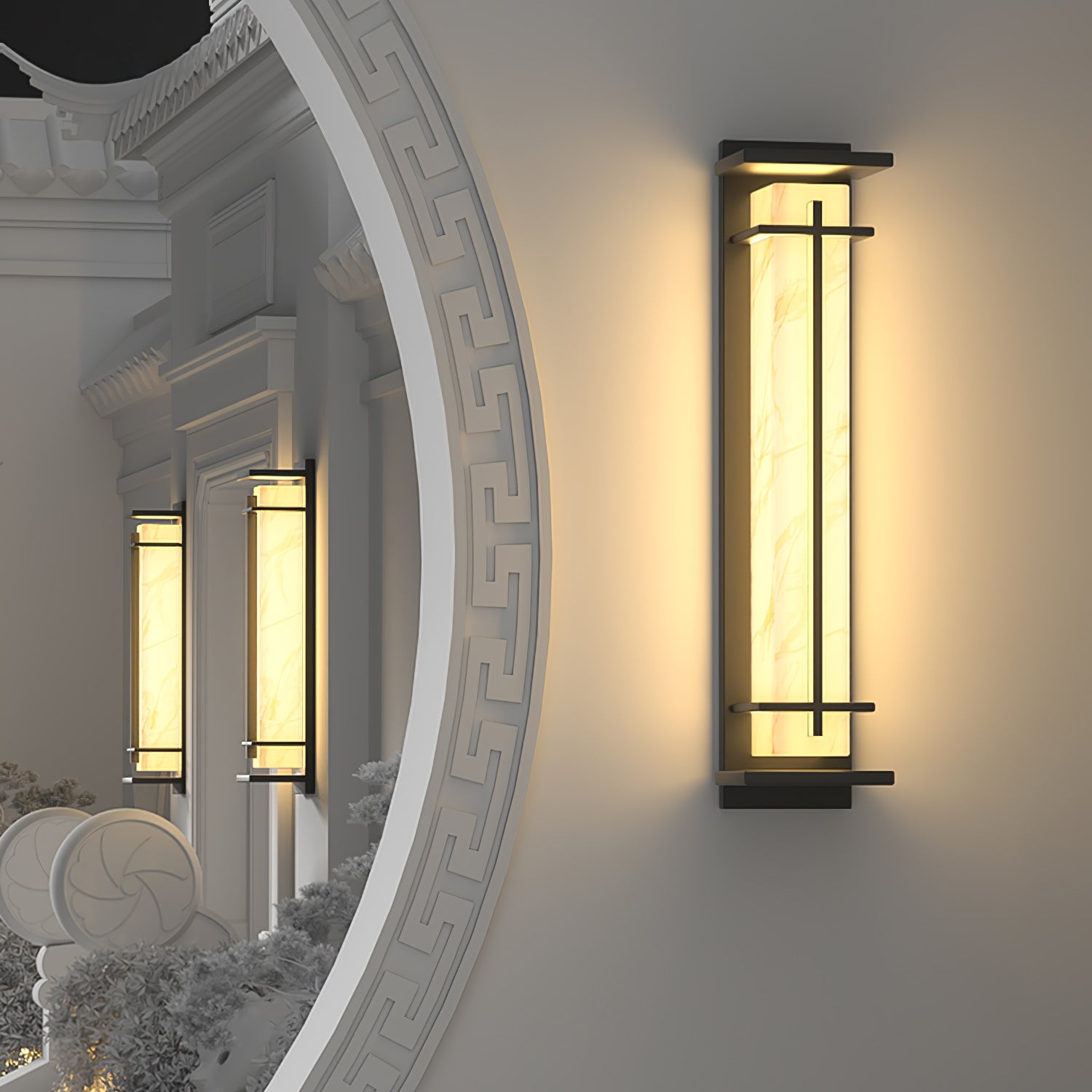 Square Outdoor Wall Light - Cueteks