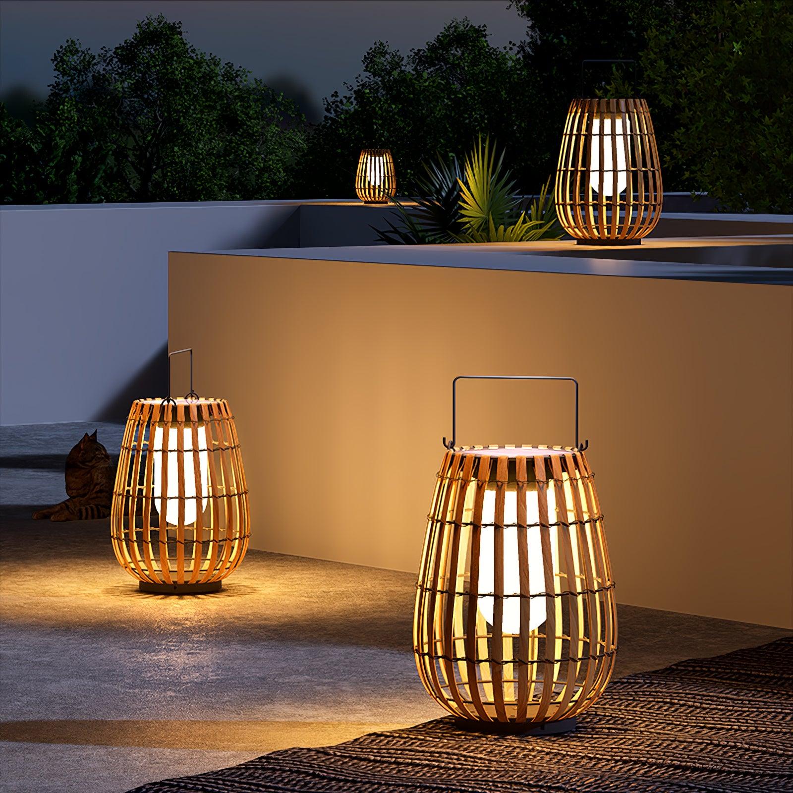 Tropic Braid Lantern Outdoor Lamp - Cueteks