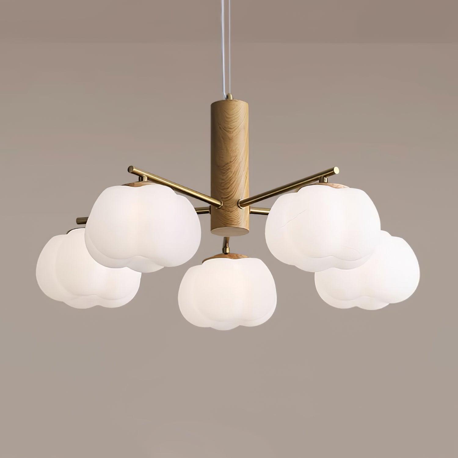 Cotton Balls Chandelier - Cueteks