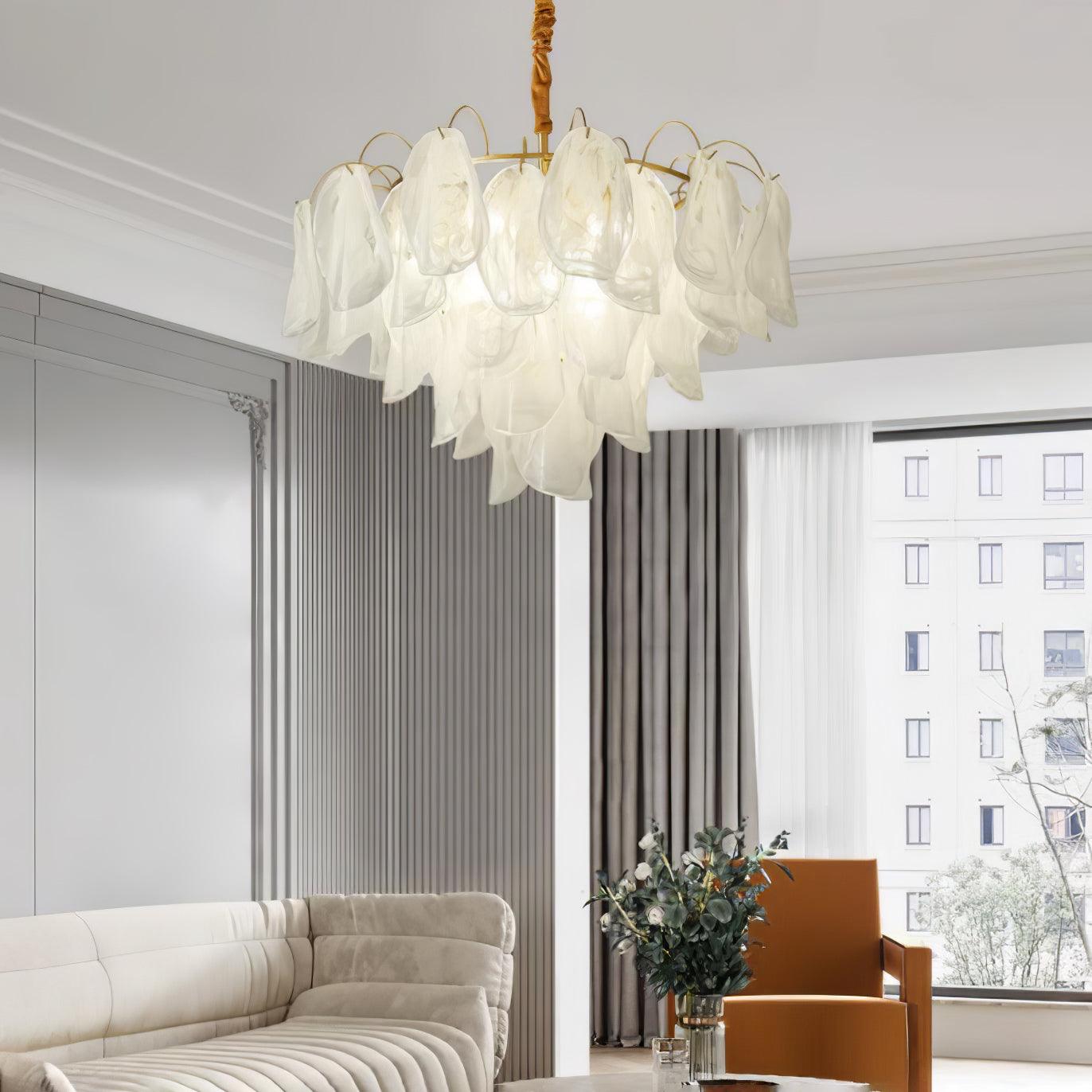 Multi Tier Cloud Glass Pendant Light - Cueteks