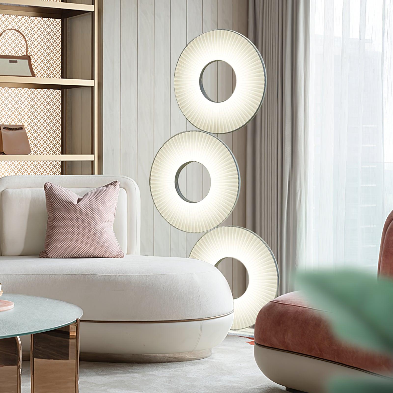 Iris Totem Floor Lamp - Cueteks